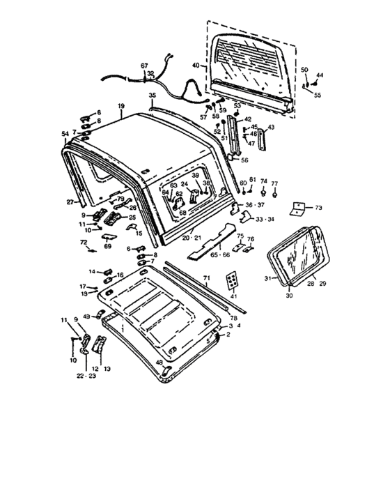 Hard top assy