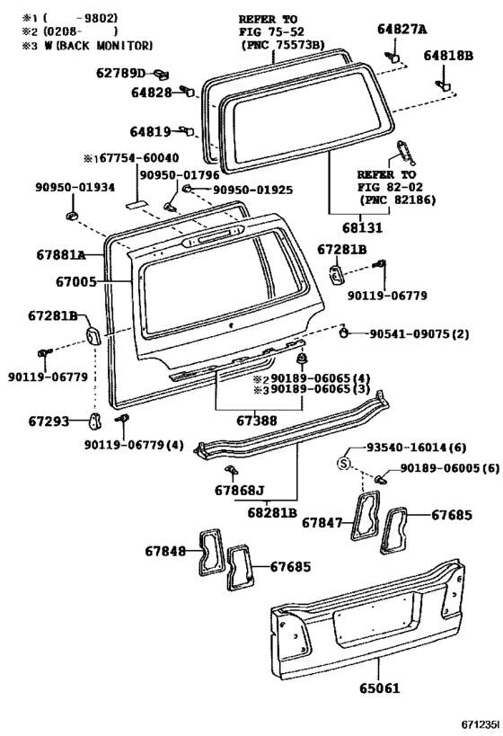 Back Door Panel & Glass