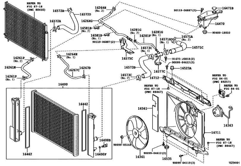 Radiator & Water Outlet