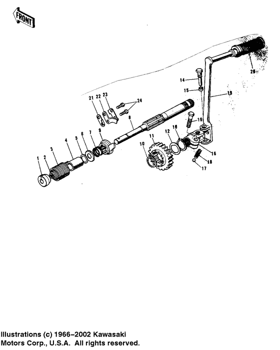 Kickstarter mechanism