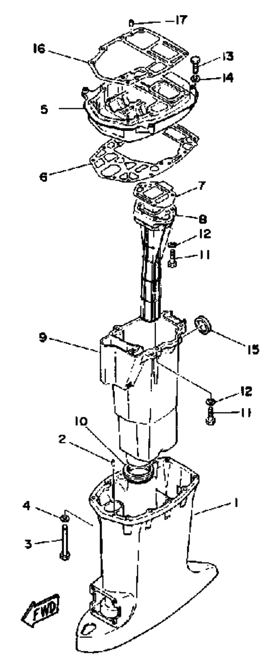 Upper casing