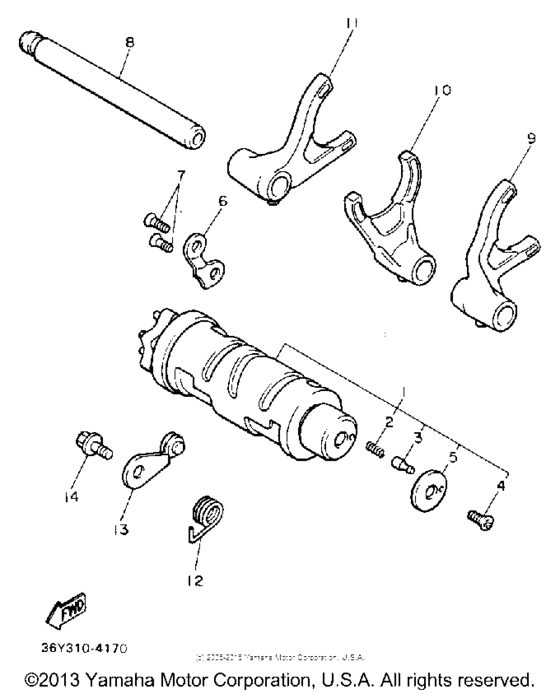 Shift Cam & Fork