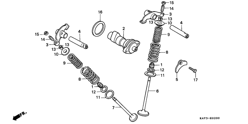 Camshaft/valve