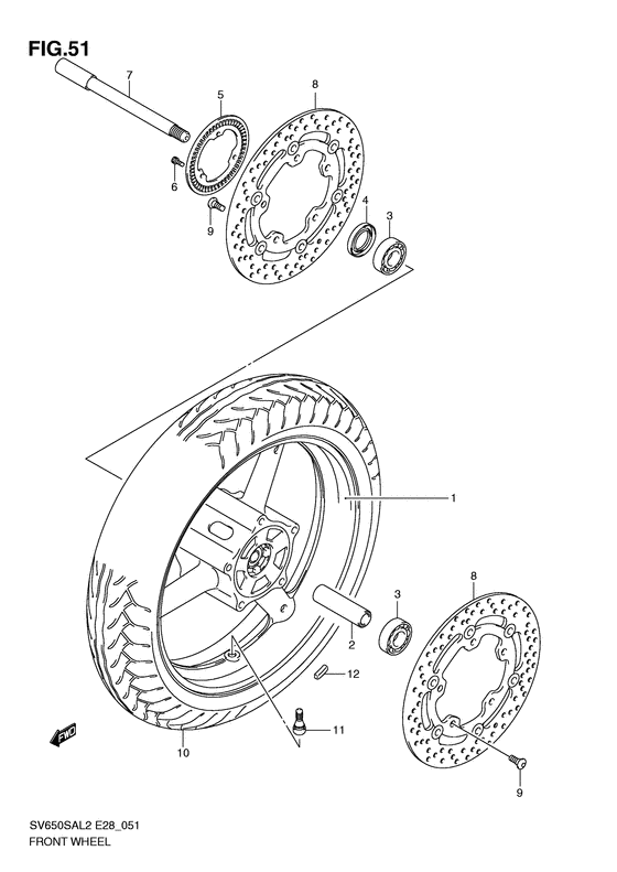 Front wheel