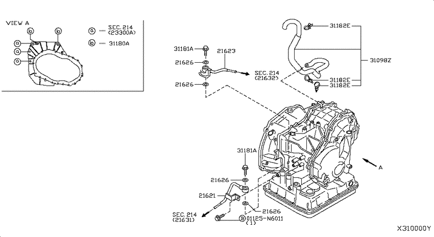 Auto transmission,transaxle & fitting