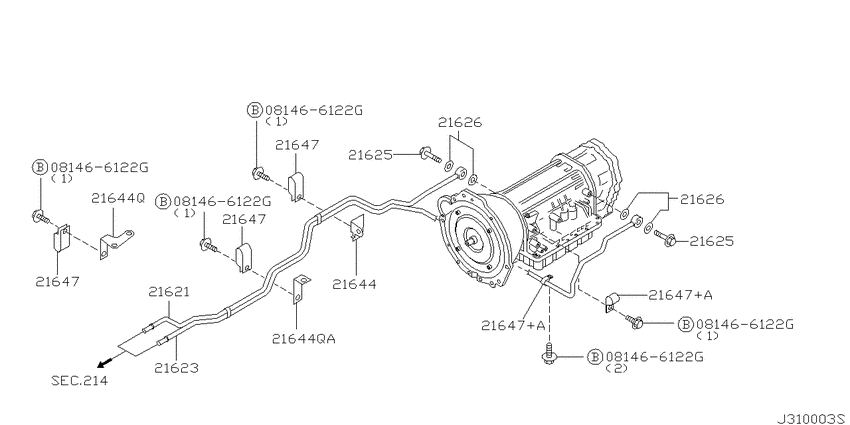 Auto transmission,transaxle & fitting