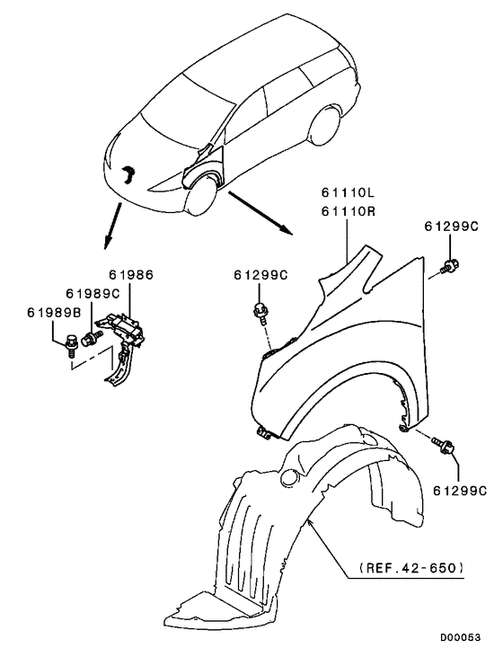 Fender & front end cover