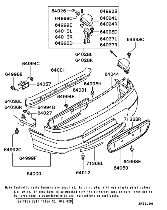 Rear bumper & support