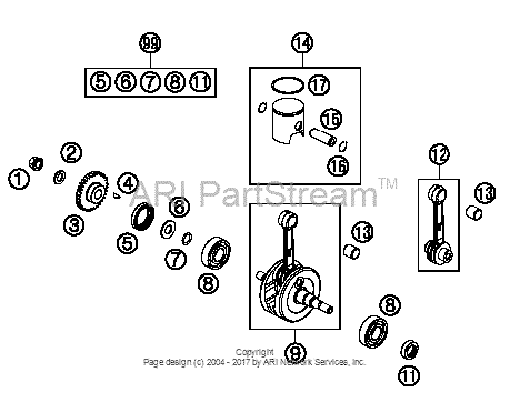 Crankshaft, Piston