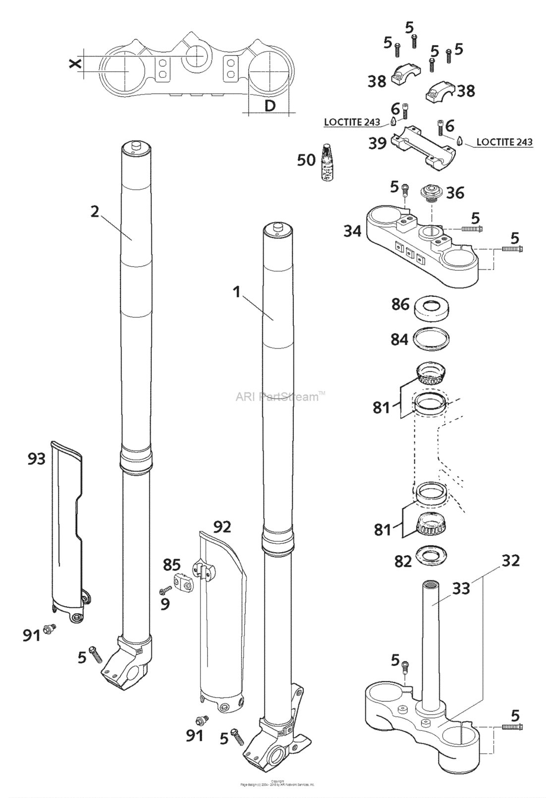 Front Fork Wp Usd 43