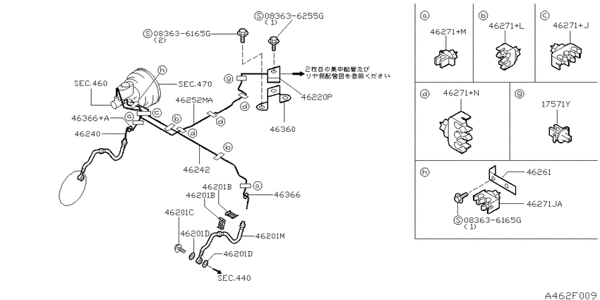 Brake piping & control