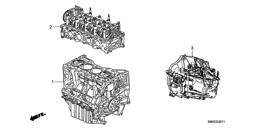 Engine assy./ transmission assy.