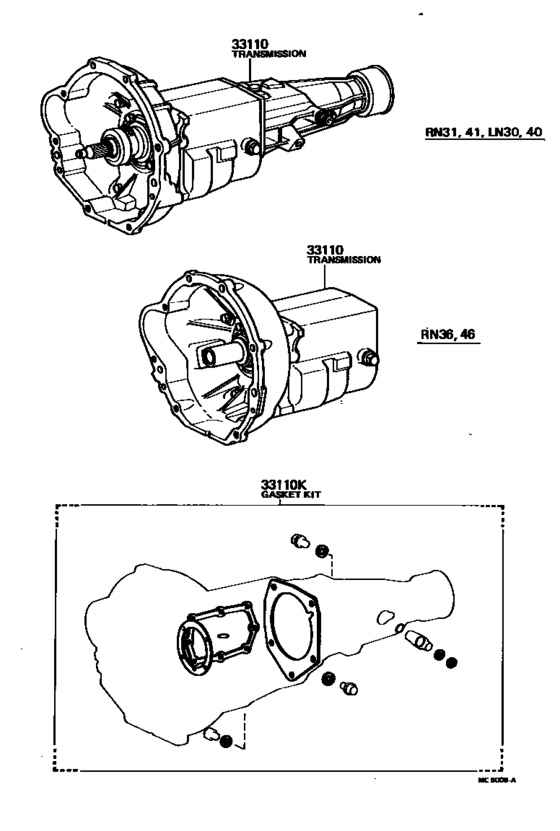Transaxle Or Transmission Assy & Gasket Kit (Mtm)