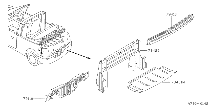 Rear panel & fitting