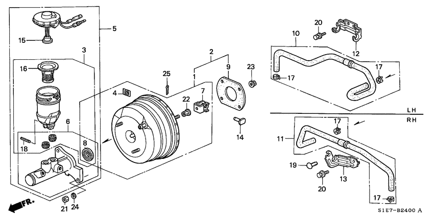 Brake master cylinder/ master power