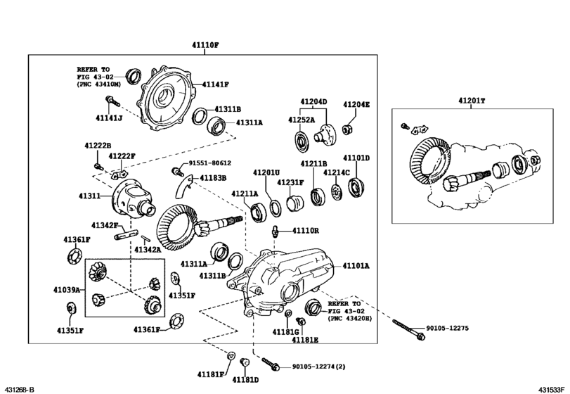 Front Axle Housing & Differential