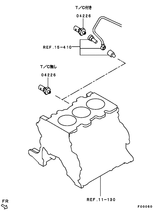 Oil press switch or gauge unit