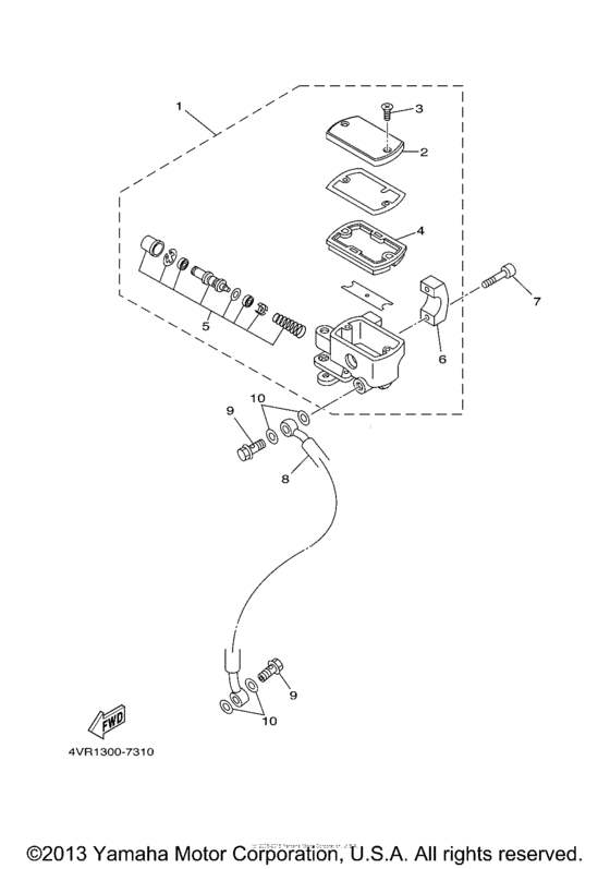 Front master cylinder