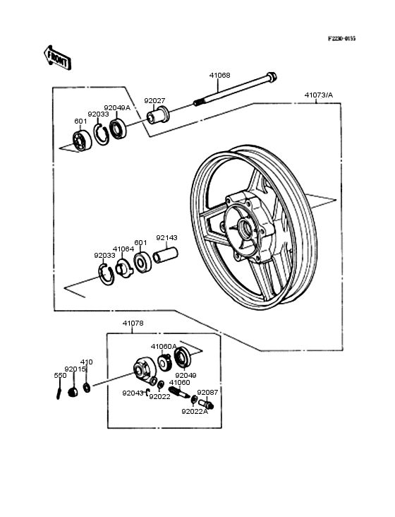 Front hub