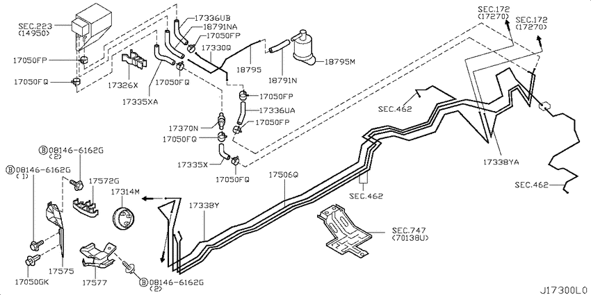Fuel piping
