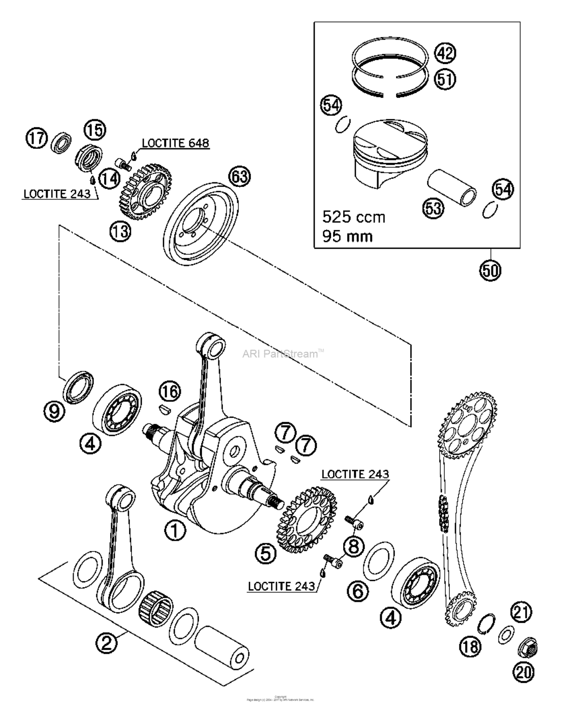 Crankshaft, Piston