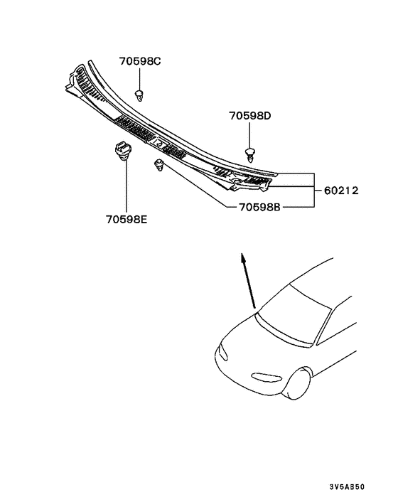 Front garnish & moulding
