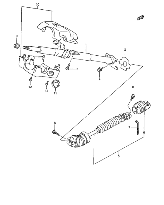 Steering column