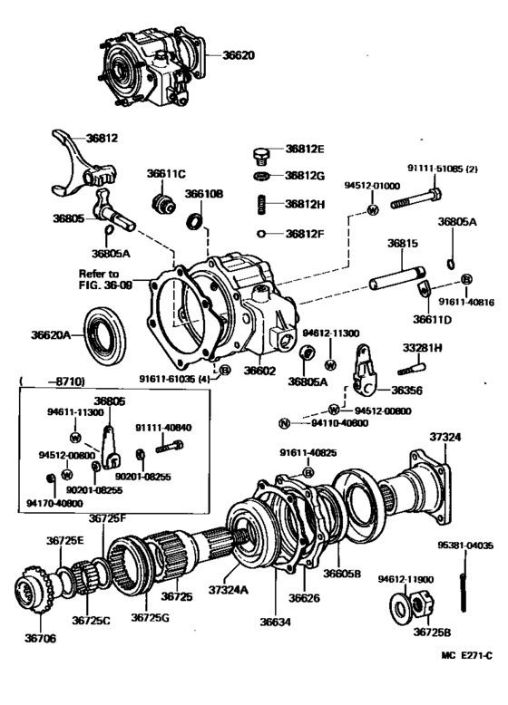 Power Take-Off Case & Gear