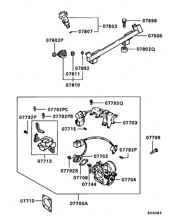 Injector & throttle body