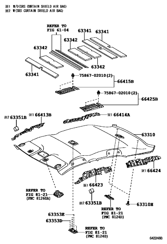 Roof Headlining & Silencer Pad
