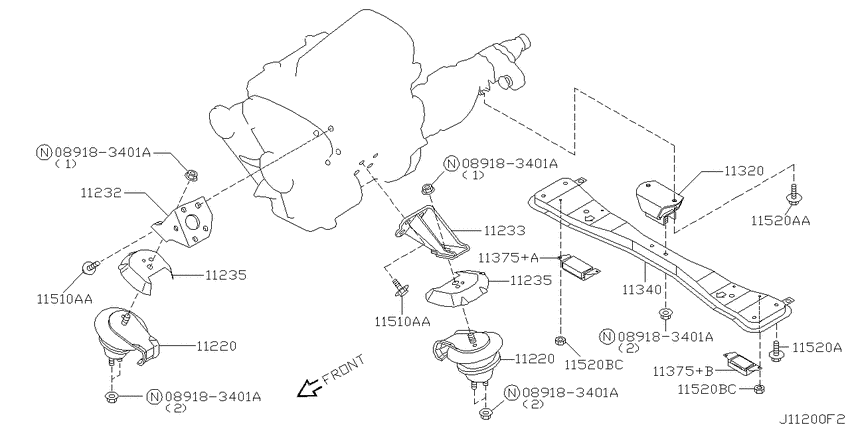 Engine & transmission   mounting