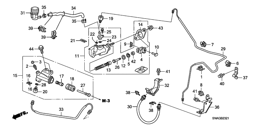 Clutch master cylinder