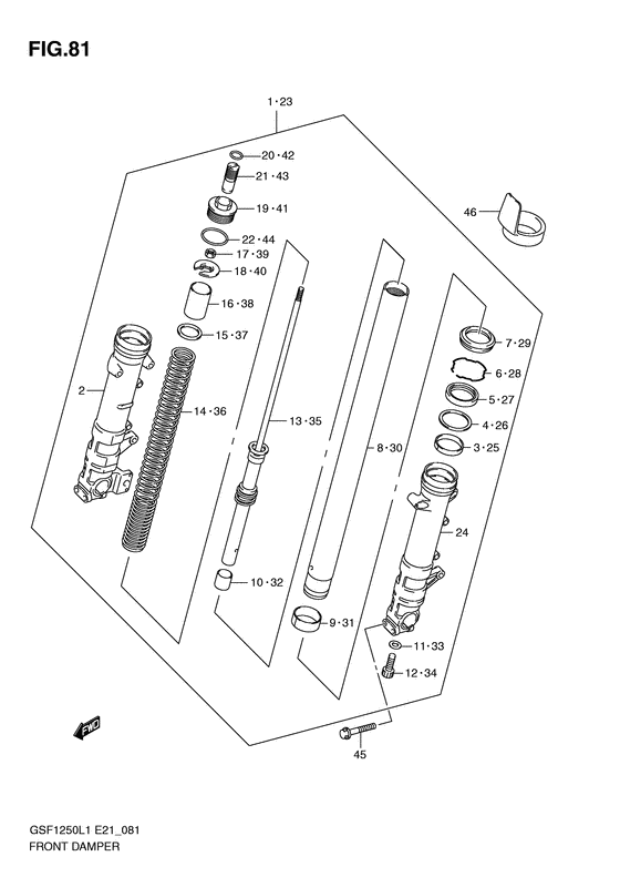 Front damper