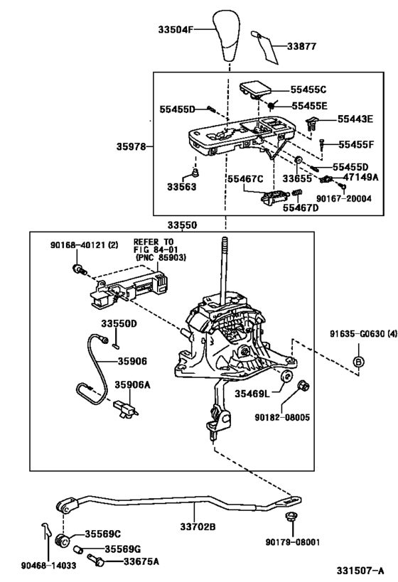 Shift Lever & Retainer