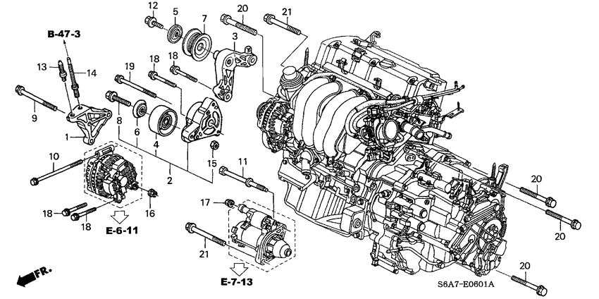 Engine mounting bracket