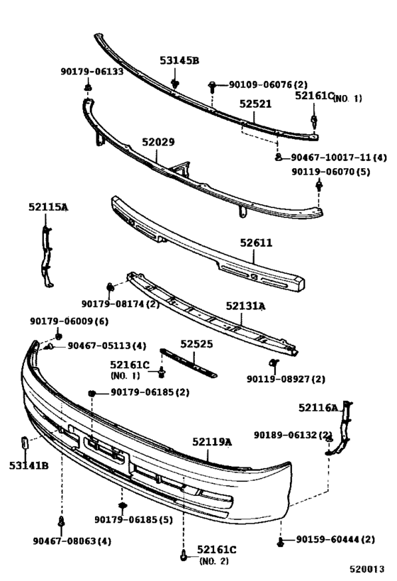 Front Bumper & Bumper Stay