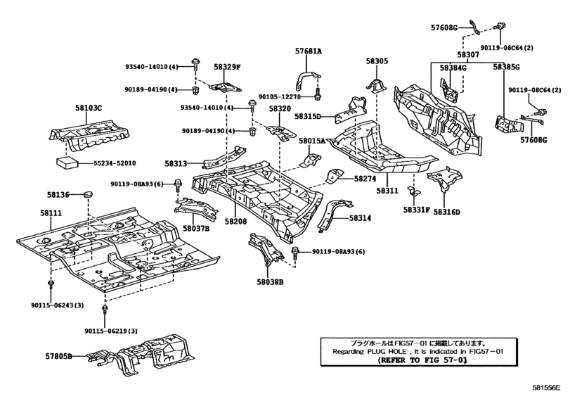 Floor Pan & Lower Back Panel