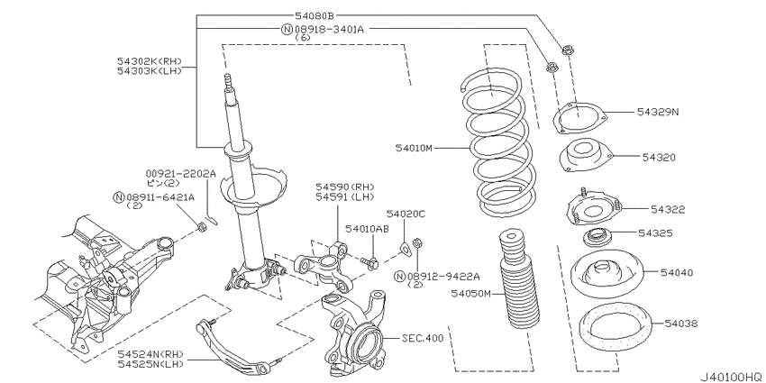 Front suspension