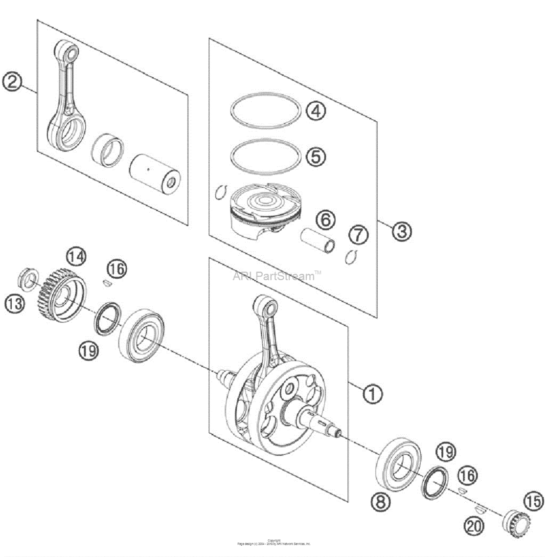 Crankshaft, Piston