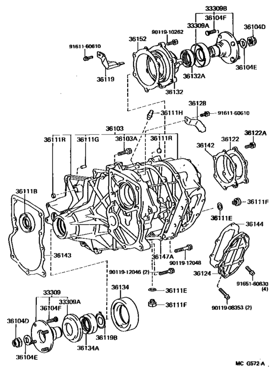 Transfer Case & Extension Housing