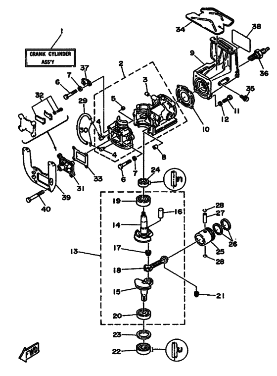 Cylinder & crankcase