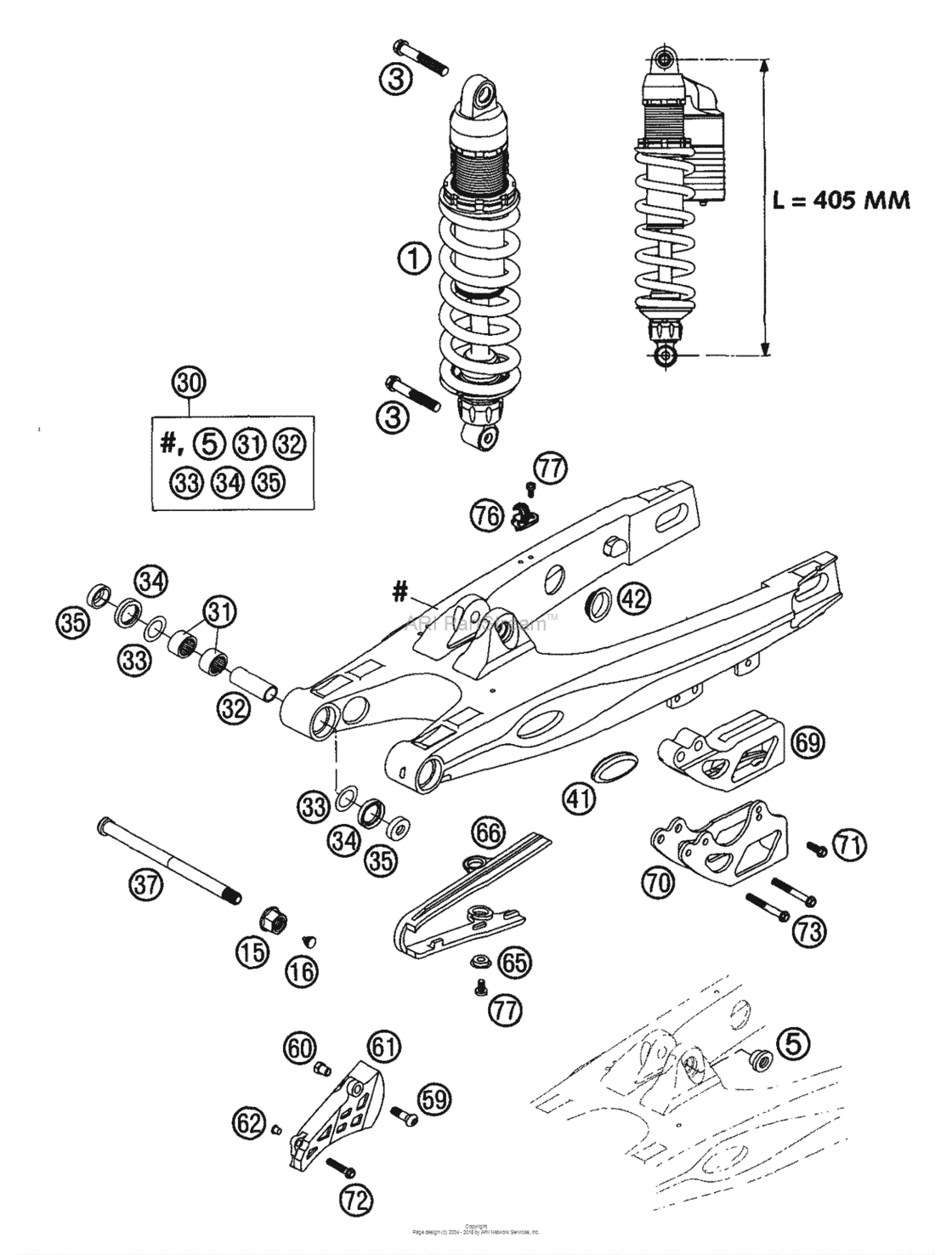 Swingarm, Shock Absorber