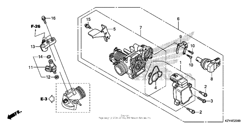 Throttle body + fuel injector