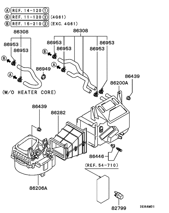 Heater unit & piping