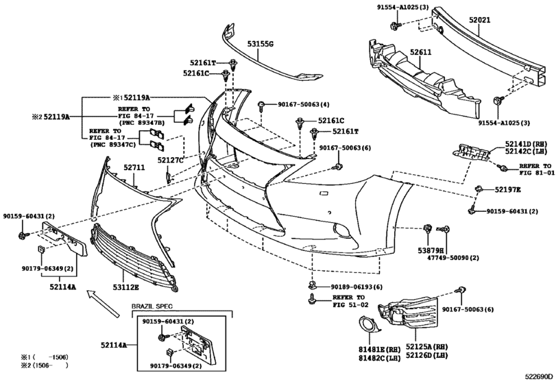 Front Bumper & Bumper Stay
