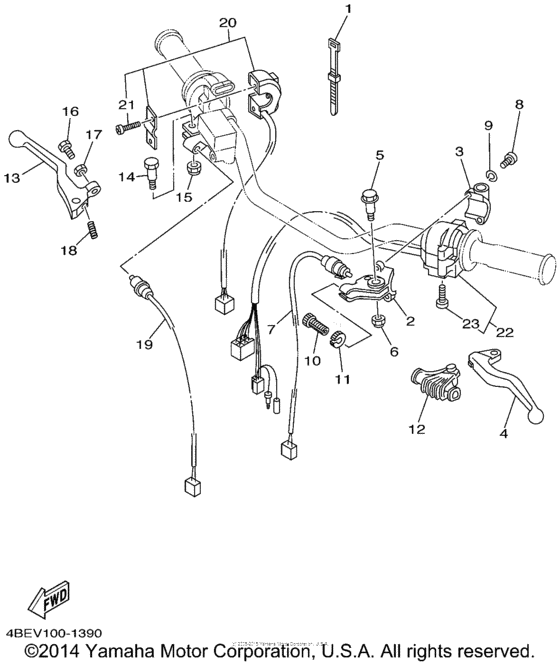 Handle switch & lever