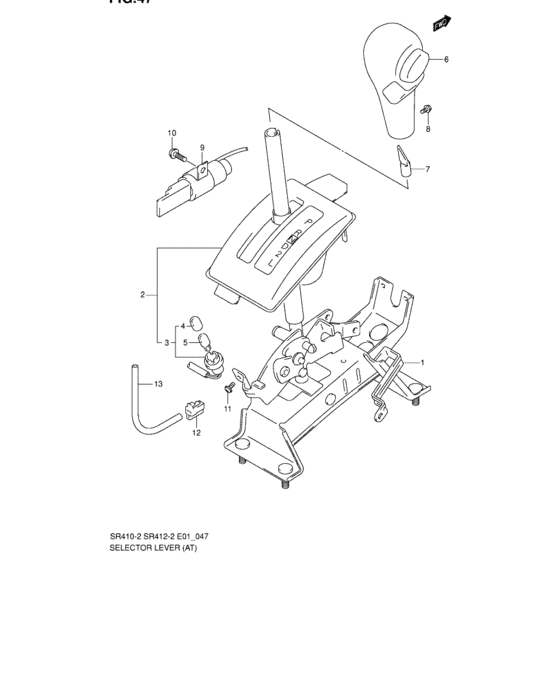 Selector lever