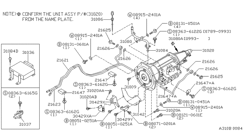 Auto transmission,transaxle & fitting