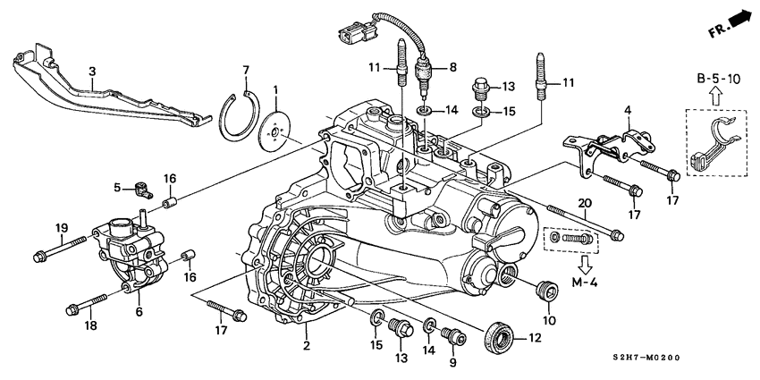 Transmission housing