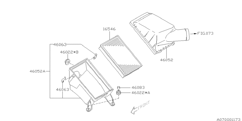 Air cleaner & element